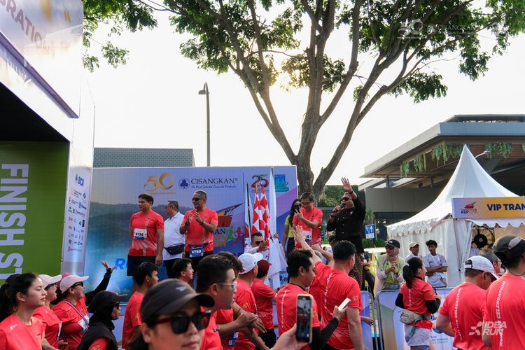 Race photo from CISANGKAN KBP CITY RUN 2025