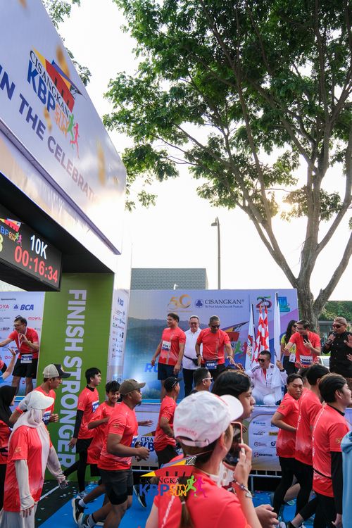 Race photo from CISANGKAN KBP CITY RUN 2025