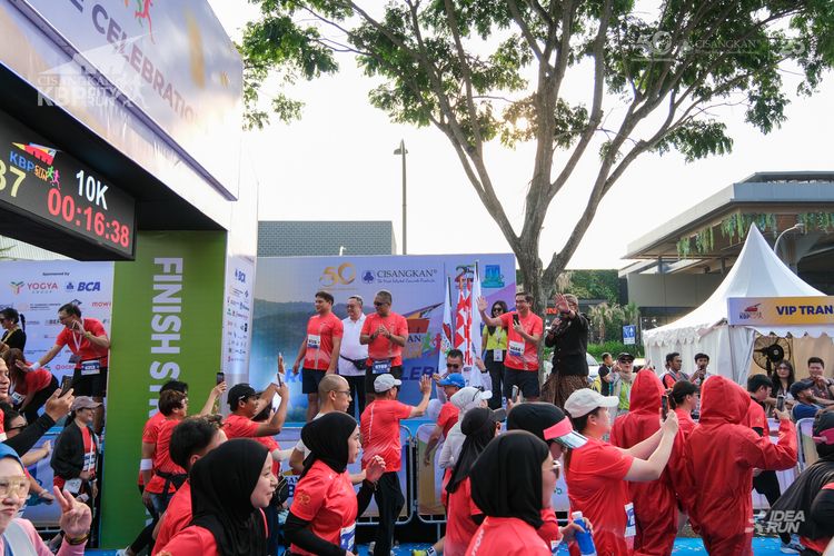 Race photo from CISANGKAN KBP CITY RUN 2025
