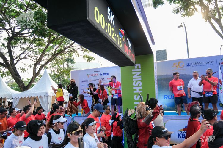 Race photo from CISANGKAN KBP CITY RUN 2025