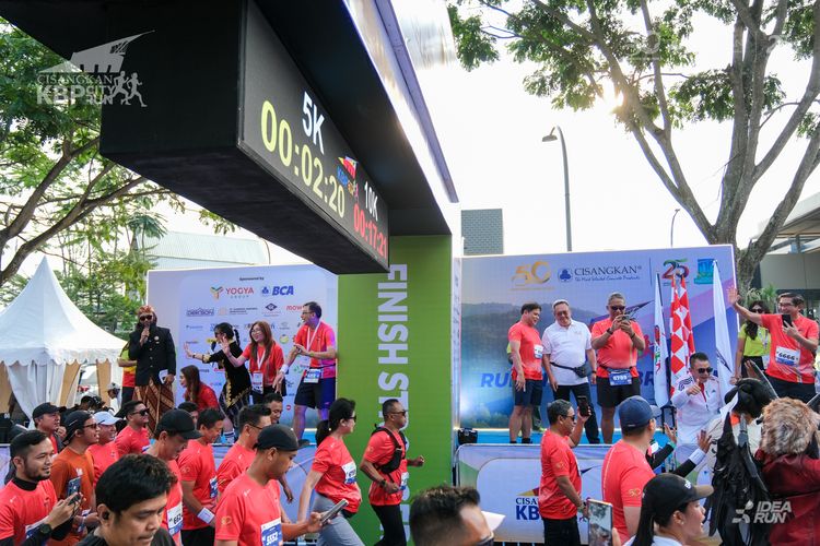 Race photo from CISANGKAN KBP CITY RUN 2025