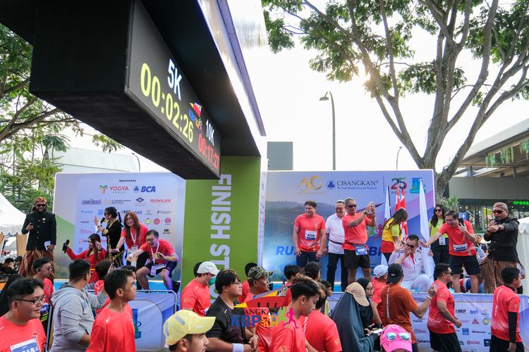 Race photo from CISANGKAN KBP CITY RUN 2025
