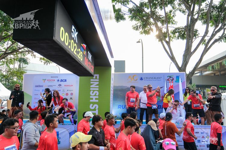 Race photo from CISANGKAN KBP CITY RUN 2025