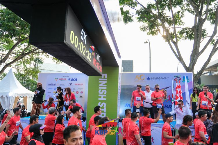Race photo from CISANGKAN KBP CITY RUN 2025