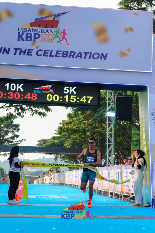 Race photo from CISANGKAN KBP CITY RUN 2025
