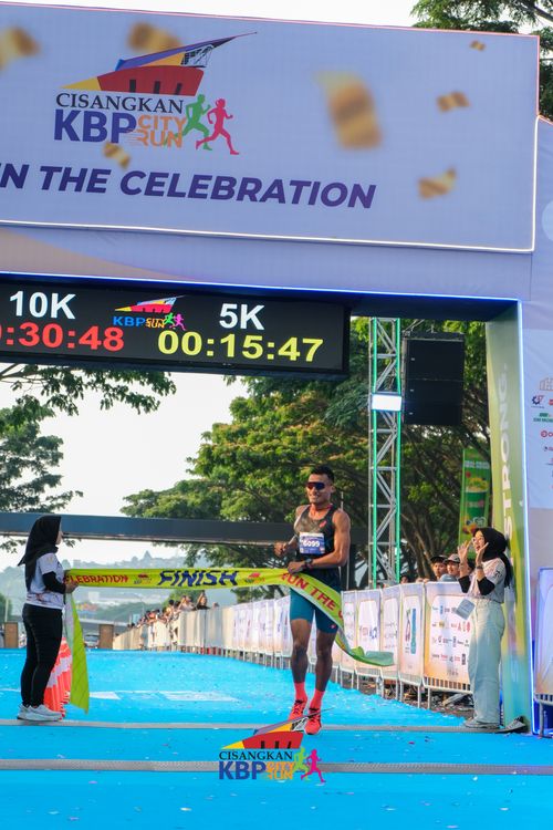 Race photo from CISANGKAN KBP CITY RUN 2025