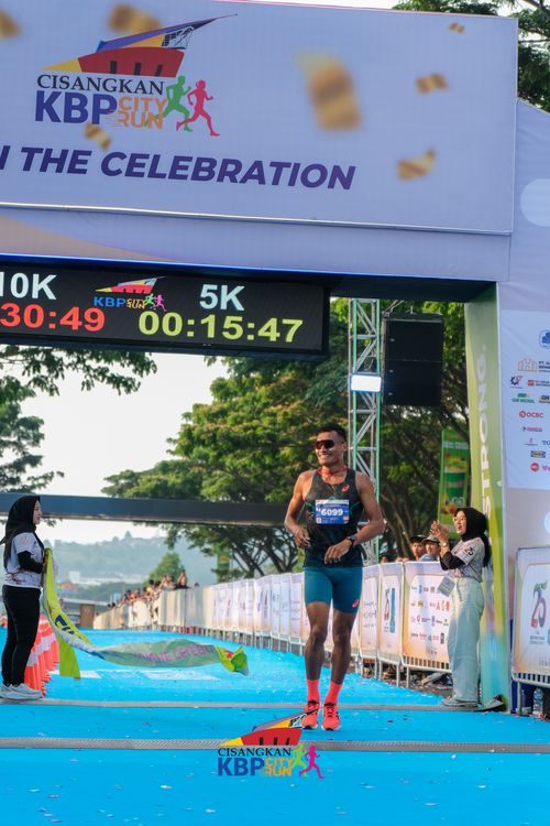 Race photo from CISANGKAN KBP CITY RUN 2025