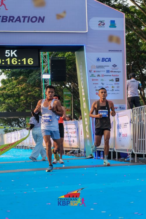 Race photo from CISANGKAN KBP CITY RUN 2025