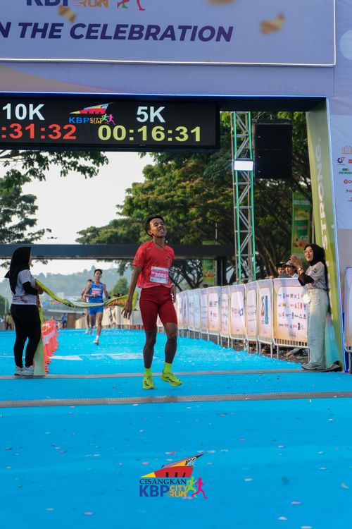 Race photo from CISANGKAN KBP CITY RUN 2025