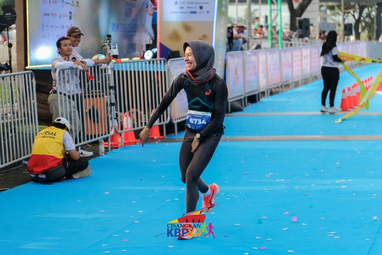 Race photo from CISANGKAN KBP CITY RUN 2025