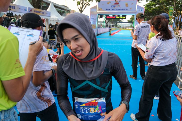 Race photo from CISANGKAN KBP CITY RUN 2025