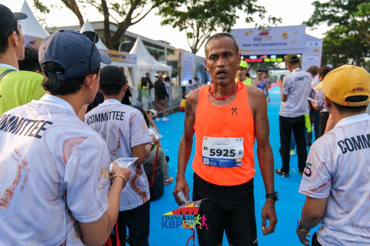 Race photo from CISANGKAN KBP CITY RUN 2025