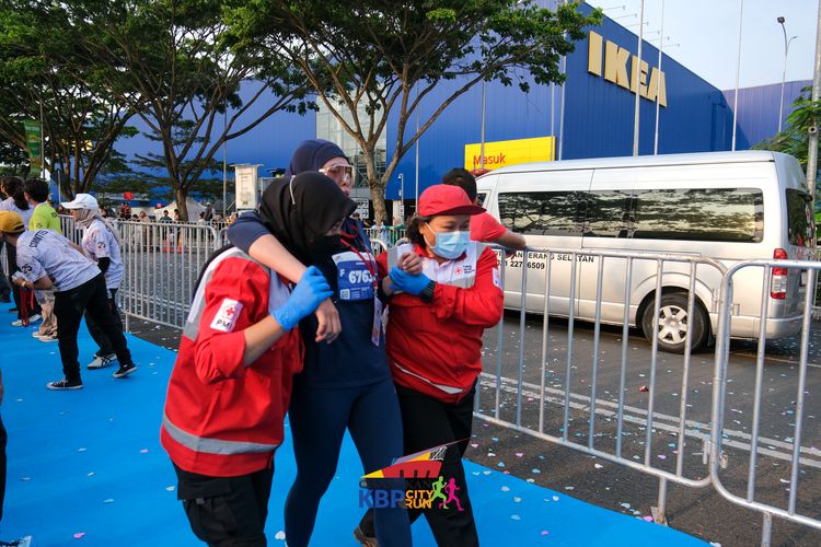 Race photo from CISANGKAN KBP CITY RUN 2025