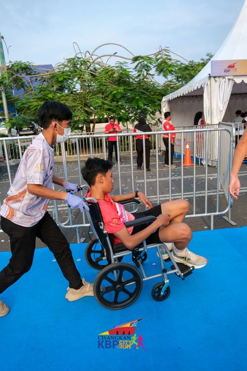 Race photo from CISANGKAN KBP CITY RUN 2025