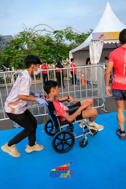 Race photo from CISANGKAN KBP CITY RUN 2025
