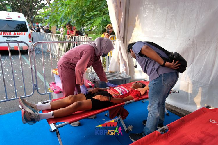 Race photo from CISANGKAN KBP CITY RUN 2025