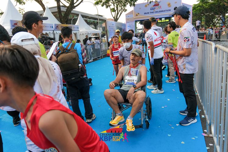 Race photo from CISANGKAN KBP CITY RUN 2025