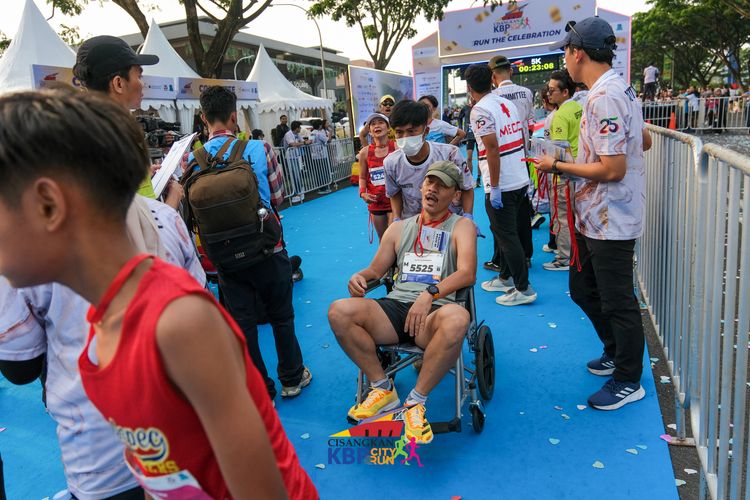 Race photo from CISANGKAN KBP CITY RUN 2025