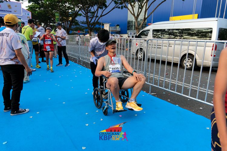 Race photo from CISANGKAN KBP CITY RUN 2025