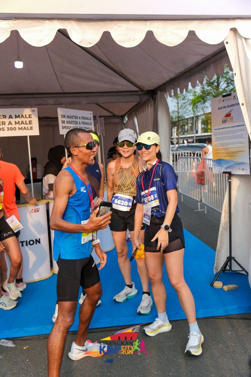 Race photo from CISANGKAN KBP CITY RUN 2025