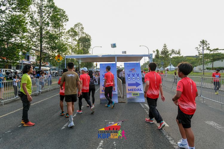 Race photo from CISANGKAN KBP CITY RUN 2025