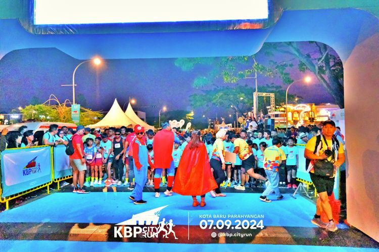 Race photo from KBP City Run 2024