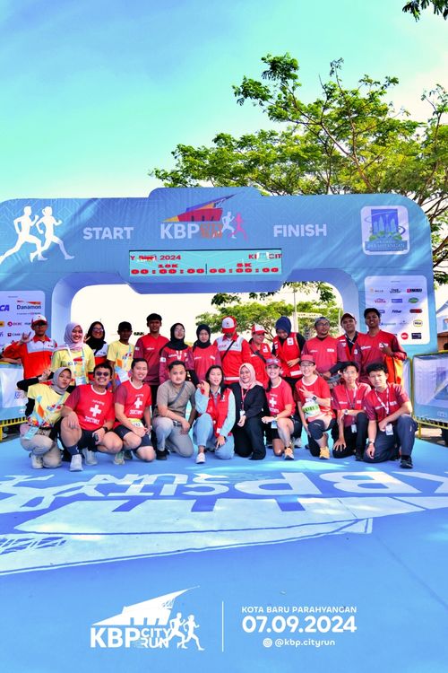 Race photo from KBP City Run 2024