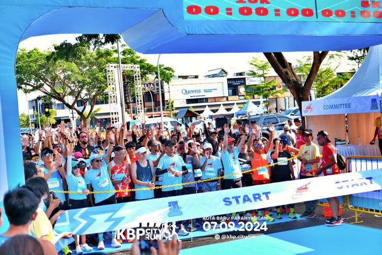 Race photo from KBP City Run 2024