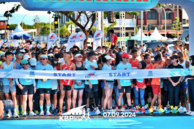 Race photo from KBP City Run 2024