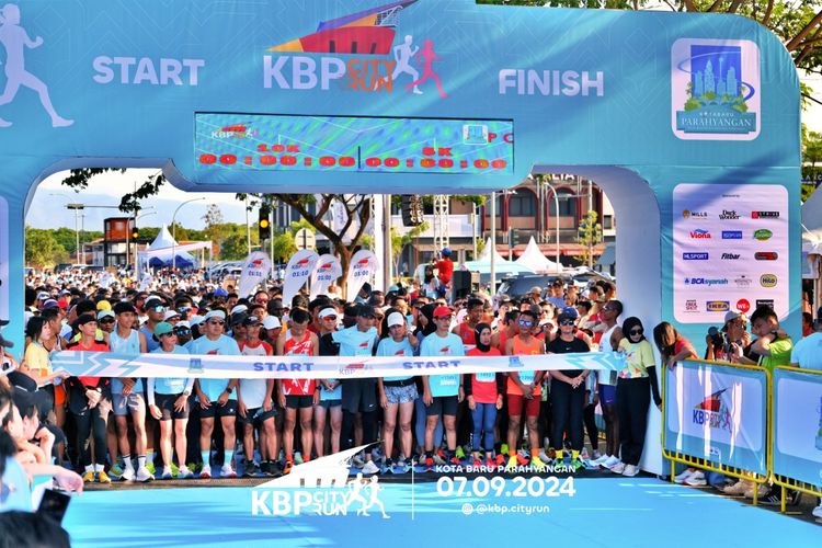 Race photo from KBP City Run 2024