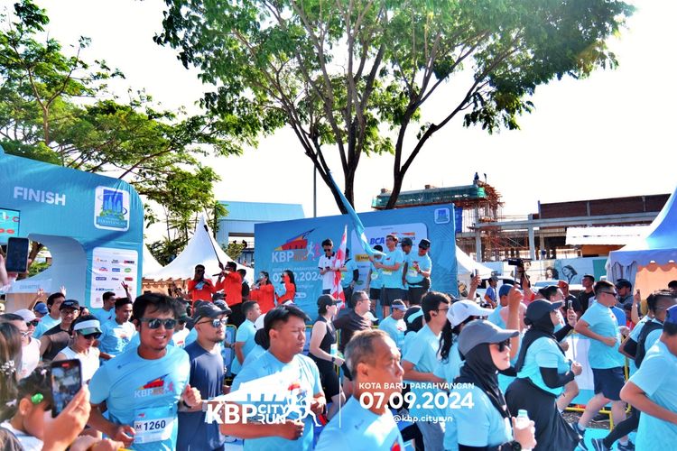 Race photo from KBP City Run 2024