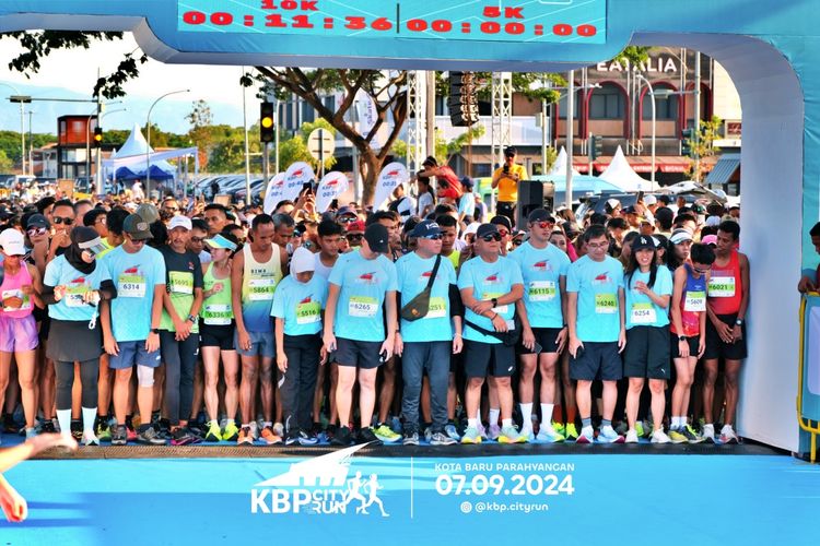 Race photo from KBP City Run 2024