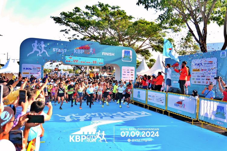 Race photo from KBP City Run 2024