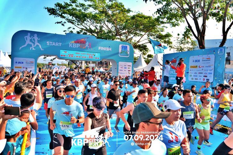 Race photo from KBP City Run 2024