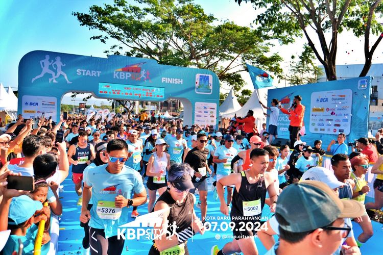 Race photo from KBP City Run 2024