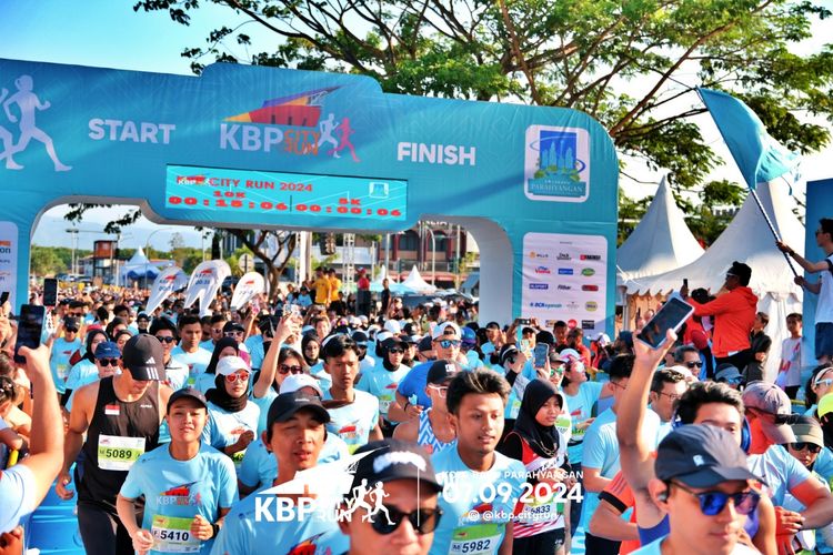 Race photo from KBP City Run 2024
