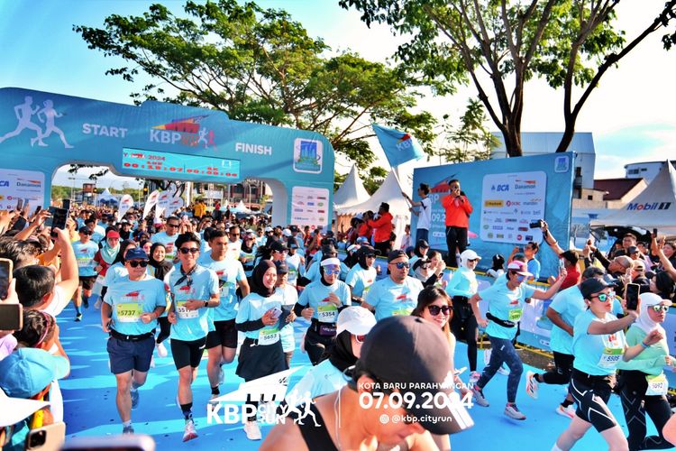 Race photo from KBP City Run 2024