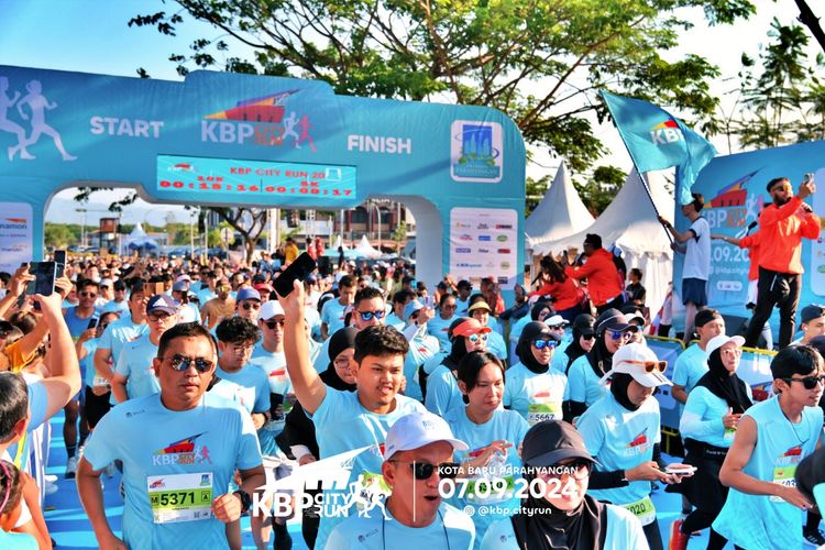 Race photo from KBP City Run 2024