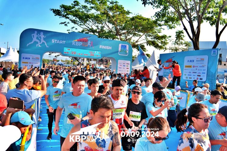 Race photo from KBP City Run 2024