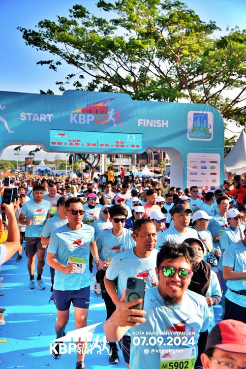 Race photo from KBP City Run 2024