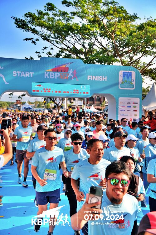 Race photo from KBP City Run 2024