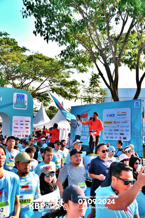Race photo from KBP City Run 2024
