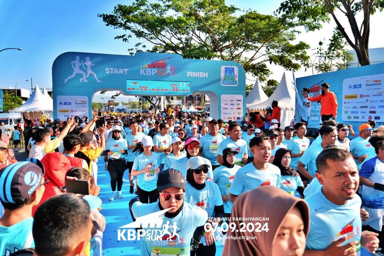Race photo from KBP City Run 2024
