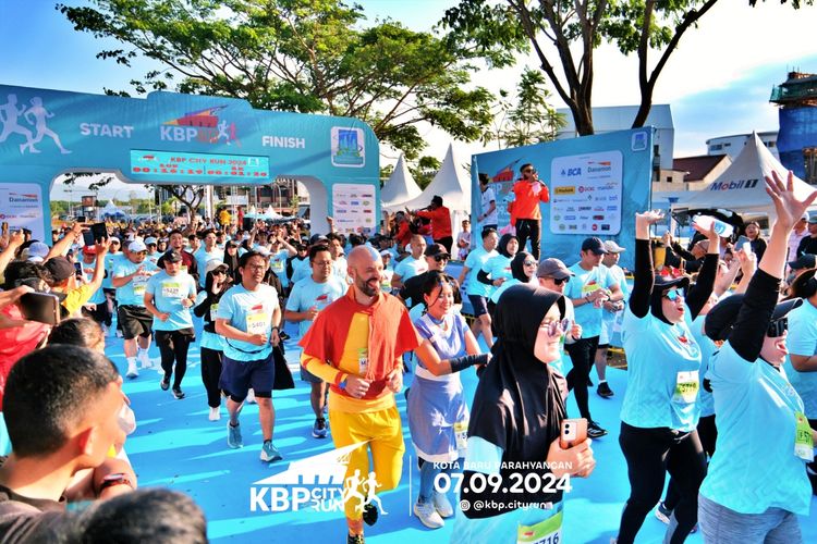 Race photo from KBP City Run 2024