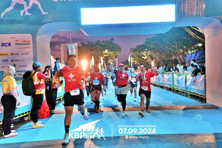 Race photo from KBP City Run 2024
