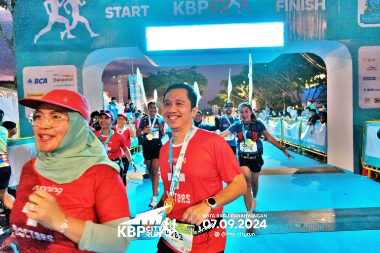 Race photo from KBP City Run 2024