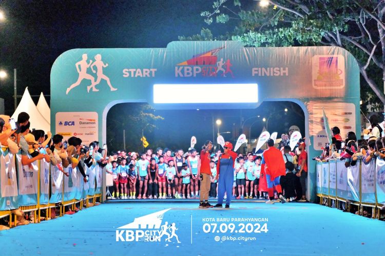 Race photo from KBP City Run 2024