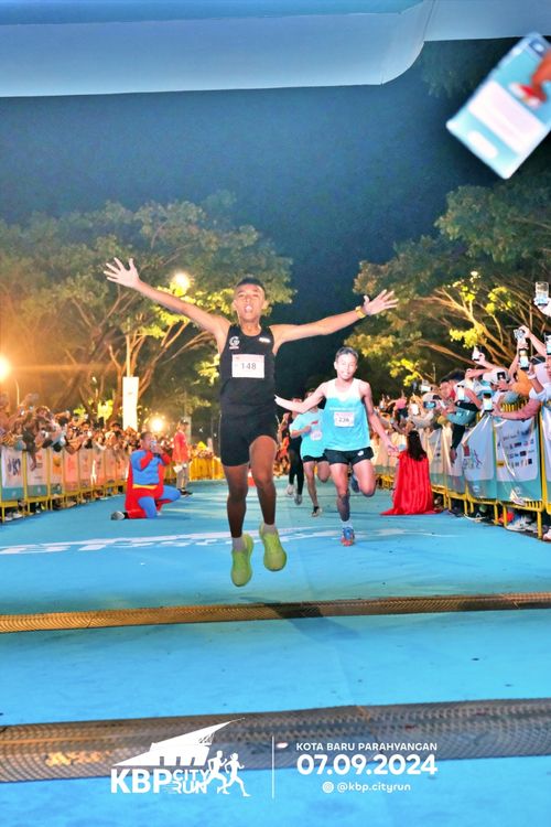 Race photo from KBP City Run 2024