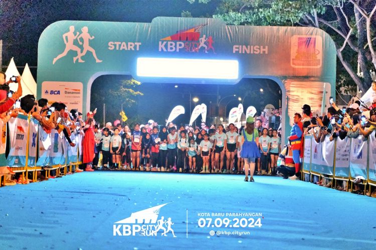 Race photo from KBP City Run 2024