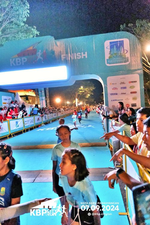 Race photo from KBP City Run 2024